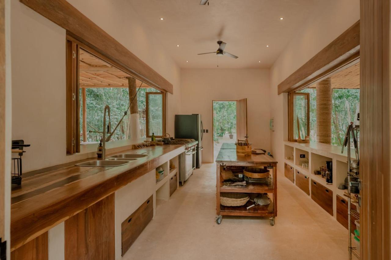 Naum - Secluded Villa With Private Cenote Тулум Экстерьер фото